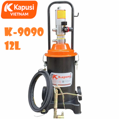 Máy Bơm Mỡ Khí Nén 12L Kapusi K-9090 - Thùng Bơm Mỡ Bằng Hơi Công Nghiệp Tỷ Lệ 50:1 Chính Hãng Tiêu Chuẩn ISO 9001,BH12T