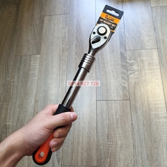 Cần siết tự động tăng chiều dài tối đa 45cm K-7864 hãng KAPUSI, Chất thép CR-V, 72 bánh răng