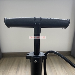 Bơm xe bằng tay có đồng hồ màu cam Kapusi Japan K-3041