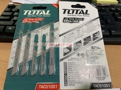Bộ 5 lưỡi cưa lọng TOTAL TAC51051 chất liệu hợp kim siêu bền, dễ dàng cắt kim loại