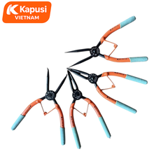 Kìm Mở Phe Xám 7 Inch KAPUSI Cao Cấp - Đủ 4 Mẫu Thẳng Cong Ra Vào K-8360 K-8361 K-8362 K-8363 Thép C45, BH 12 tháng