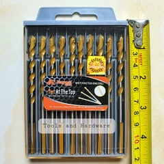 Hộp 10 Mũi khoan đa năng K-3912 hãng Kapusi phi 6mm, có tem chống hàng giả, phù hợp nhiều chất liệu như gạch men, đá hoa, đá granit, nhựa, gỗ