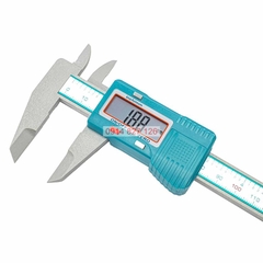 Thước kẹp điện tử TOTAL TMT331501 thân nhựa, phạm vi đo 0-150mm, pin 3A, thân nhựa Polyamide 66