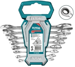 Bộ cờ lê vòng miệng tự động có 8 chi tiết cỡ từ 8-19mm TOTAL THT102RK086