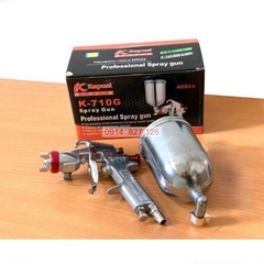 Súng phun sơn cầm tay K-710G KAPUSI K-4016, dùng khí nén, thân full kim loại