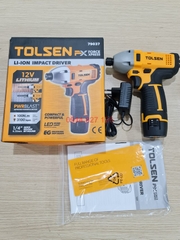 Máy bắt vít TOLSEN 79037 12V nhỏ gọn tốc độ khỏe 2.800 vòng và 100Nm momen xoắn