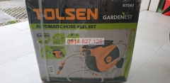 Bộ Rulô cuộn ống nước tự động TOLSEN 57261, kèm dây 15m, áp suất vòi 300psi, ống chống thấm, Bh 12 tháng diy-vietnam