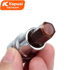 Đầu Tuýp Lục Giác 1/2 Inch Kapusi Dài 55mm - Thép S2 Cao Cấp - Chuẩn Công Nghiệp ANSI/DIN