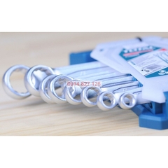 Bộ cờ lê vòng miệng 8 chi tiết TOTAL THT102286-I size 6-19mm, chất liệu Cr-V siêu cứng