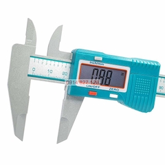 Thước kẹp điện tử TOTAL TMT331501 thân nhựa, phạm vi đo 0-150mm, pin 3A, thân nhựa Polyamide 66