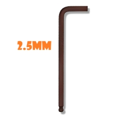 Lục Giác Bi Nâu Lẻ Kapusi (2.5mm - 6mm) - Thép S2 Siêu Cứng - Hai Đầu Tiện Lợi - Chuyên Trị Ốc Nhỏ Hốc Kẹt, Bh 12 tháng