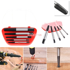 [FreeShip] Bộ tháo bu lông ốc vít gãy 6 cây (3-22mm) hãng Kapusi thương hiệu Nhật Bản, BH 12 tháng, Bộ nhổ ốc gãy
