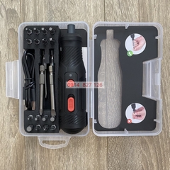 Bộ tua vít pin KAPUSI K-6222 20 đầu vít thay thế, pin sạc cao cấp cổng type C