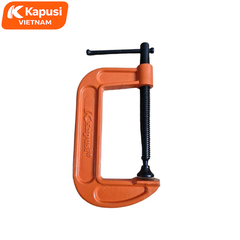 Cảo Chữ C Vam Kẹp Gỗ Cảo Kẹp Khung Cố Định Vật Liệu Kapusi Các Cỡ 2-3-4-5-6Inch Bằng Gang Cường Lực Siêu Bền BH 12 tháng