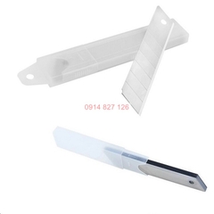 Hộp 10 lưỡi dao rọc giấy mini TOLSEN 30012 có kích cỡ 9 * 80 * 0,4mm , siêu sắc, siêu bền