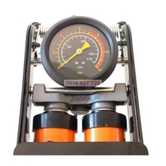 Bơm đạp chân 2 ống nén khí K-3036 KAPUSI 2 Pitton, công suất 15kg/cm3, đa năng