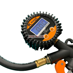 Đồng hồ bơm lốp xe điện tử 7 Bag, 100 PSI KAPUSI Nhật Bản màn hình LCD hiển thị số, Bh 12 tháng diy-vietnam
