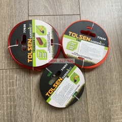 Dây cắt cỏ TOLSEN với 4 kích cỡ và màu sắc, Nylon 6 không bị oxy hoá hay mài mòn, Bh 12 tháng diy-vietnam