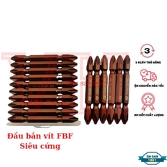 Bộ mũi vít thép PH 65mm Kapusi K-7172, 2 đầu 4 cạnh, thân lục giáp 6.35mm, thép chống gỉ