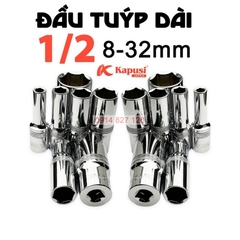 Tuýp khẩu trắng ngắn KAPUSI Nhật Bản 1/2 inch cỡ 8-32mm