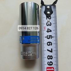Tuýp mở bulong 1/2 inch thân dài 8cm hãng TOP (Khẩu vặn ốc 1/2 inch dài)