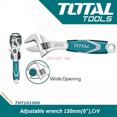 Mỏ lết công cầm tay đa năng TOTAL THT101066 6inch -12inch, cờ lê thép Cr-V