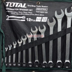 Bộ cờ lê vòng miệng gồm 12 chi tiết cỡ từ 6-32mm TOTAL THT1022122