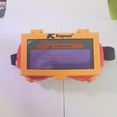 Kính Hàn Điện Tử Kapusi K-2034 chất liệu cao cấp bảo vệ an toàn cho đôi mắt, sử dụng pin năng lượng ánh sáng