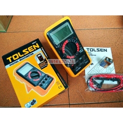 Đồng hồ đo điện vạn năng TOLSEN 38031, nguồn điện: 1,5V; 9V; IEC-61010