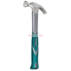 Búa đóng nhổ đinh TOTAL 220g 450g, búa cầm tay mini, chất liệu thép CR-V