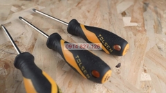 Bộ tua vít cầm tay 6 chi tiết TOLSEN 20014, 4 vít bake và 2 vít đầu dẹp, thép cr-v