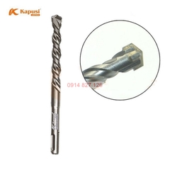 Mũi khoan bê tông 4 cạnh KAPUSI Nhật Bản chiều dài 110mm-160mm, phi từ 6-16mm