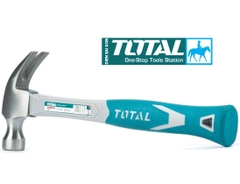 Búa đóng nhổ đinh TOTAL 220g 450g, búa cầm tay mini, chất liệu thép CR-V