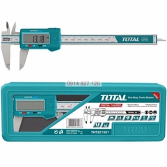 Thước kẹp điện tử TOTAL TMT331501 thân nhựa, phạm vi đo 0-150mm, pin 3A, thân nhựa Polyamide 66