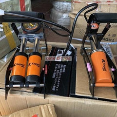 Bơm đạp chân 2 ống nén khí K-3036 KAPUSI 2 Pitton, công suất 15kg/cm3, đa năng