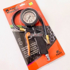 Đồng hồ bơm đo áp suất lốp đầu kẹp mặt ngâm dầu KAPUSI Nhật Bản áp suất 7 bar-100psi. Bh 12 thángdiy-vietnam