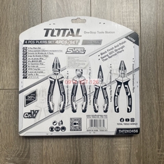 Bộ kìm điện cao cấp TOTAL 4 cây THT2K0456, 8-6-6-7 inch, thép CR-V