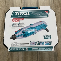 Máy mài khuôn mini 130W TOTAL TG513326, kích thước đầu kẹp 3.2mm đầy đủ linh kiện