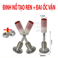 Hộp 100 Đinh Bê tông hạt nổ Tạo Ren M8, M10 – Giải Pháp Hiệu Quả Cho Thi Công Kết Cấu Kim Loại diy-vietnam
