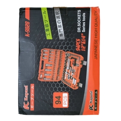 Bộ dụng cụ sửa chữa 94 chi tiết hãng KAPUSI K-9828 hệ 1/2 và 1/4 inch, thép Cr-v