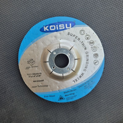 Đá Mài Sắt KOURITSU Dày 6mm Cao Cấp Chịu Lực Tốt Tốc Độ 12200 Vòng/Phút Cho Máy Mài Góc Đường Kính 100-125MM BH 12 tháng