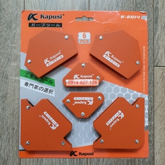 Bộ 6 ke góc nam châm KAPUSI K-2014, nam châm vĩnh cửu