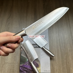 Bộ dao nhà bếp KAPUSI Nhật Bản hợp kim thép không gỉ gồm 3 dao 1dao chặt và 2 dao thái