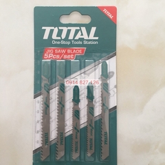 Bộ 5 lưỡi cưa lọng TOTAL TAC51051 chất liệu hợp kim siêu bền, dễ dàng cắt kim loại