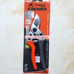 Kéo tỉa cây Kapusi K-8652 cao cấp thép SK5, cấu tạo lò xo dạng thép xoắn cỡ 8 icnh (20cm)