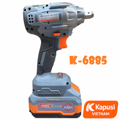 Máy Siết Bu Lông Dùng Pin 21V Kapusi K-6885 Động Cơ Không Chổi Than - Máy Bắn Ốc Lực Siết 450N.m Khỏe Khoắn, BH 12 tháng