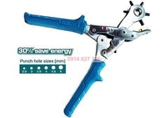 Kìm bấm lỗ vải da TOTAL THT33526, dụng cụ đục lỗ vải da dày 2.0mm, nhiều kích thước đục