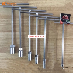 Bộ cần siết chữ T KAPUSI Nhật Bản 13 chi tiết 6-19mm, thép cr-v, chống gỉ sét