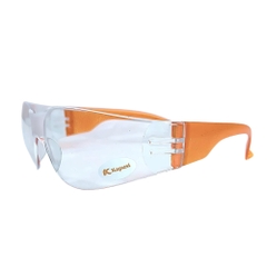 Kính Bảo Hộ Đa Năng Kapusi K-0081 Màu Cam – Tròng Polycarbonate, Chống Bụi, Tia UV 99.99%, Nhẹ Và Êm Tai, Bh 12 tháng