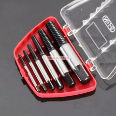 [FreeShip] Bộ tháo bu lông ốc vít gãy 6 cây (3-22mm) hãng Kapusi thương hiệu Nhật Bản, BH 12 tháng, Bộ nhổ ốc gãy